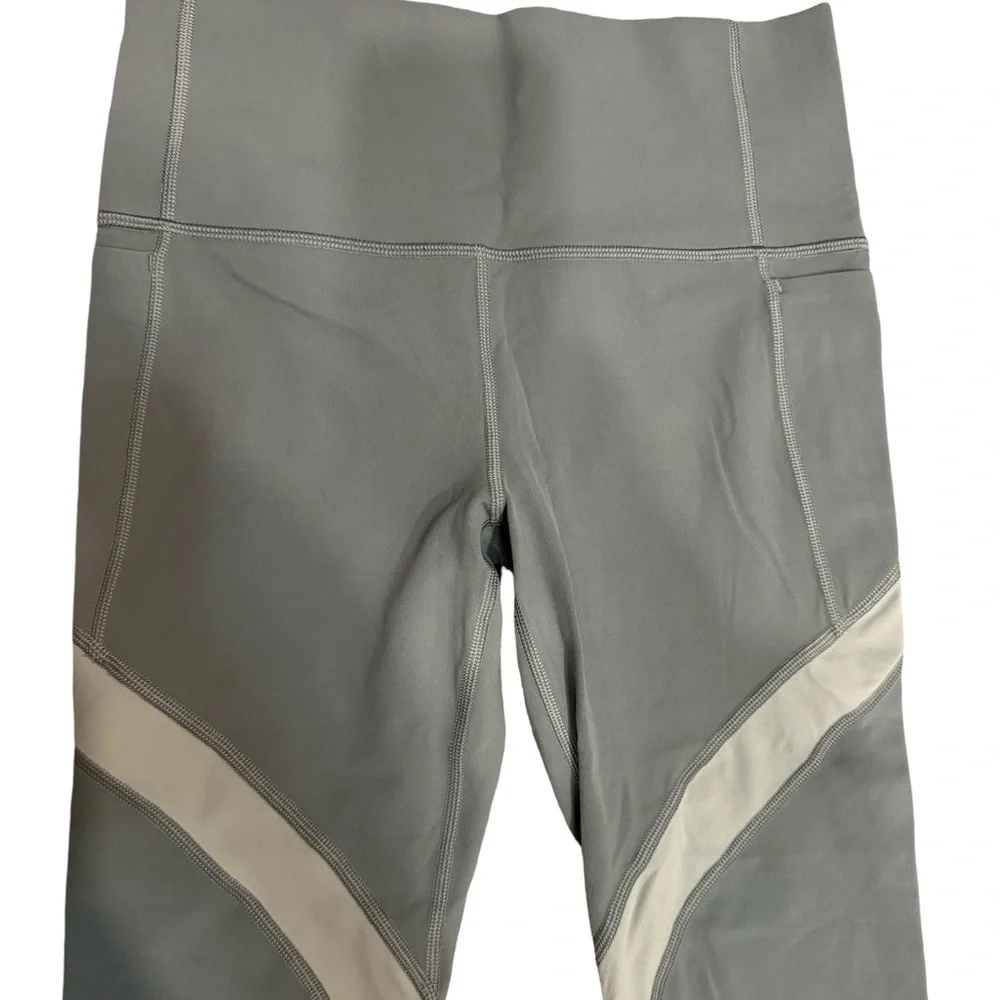 Athleta Salutation Stash Pocket II Colorblock 7/8 Tight Lead Green size SP - Picture 4 of 8